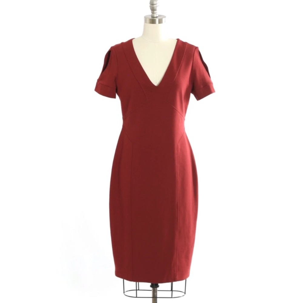 Bailey 44 Maroon sheath dress Sz. L